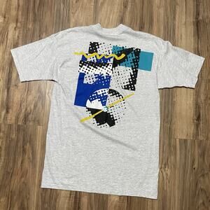 Jantzen Vintage Graphic T-Shirt Size M / L Made in USA - Abstract Art Tee